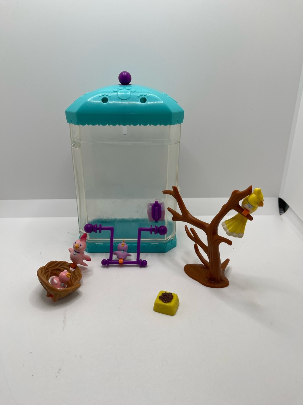 Kenner Littlest Pet Shop 1994 Chatter Chirpy Birds Nesting Home Set